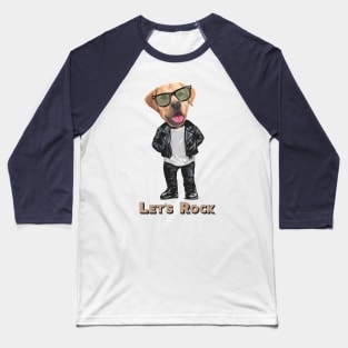 Labrador Retriever - Let's Rock Baseball T-Shirt